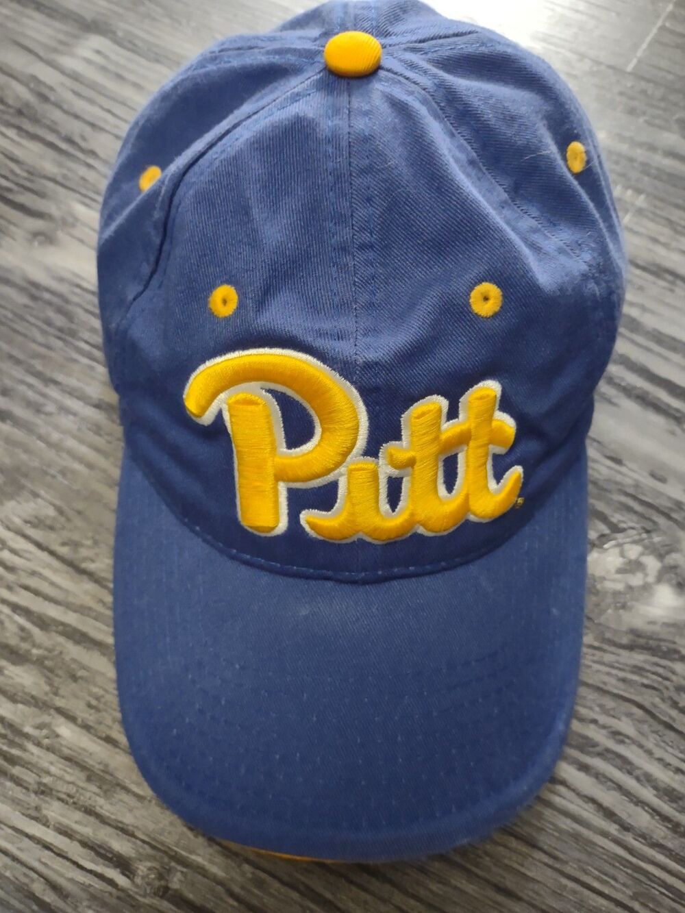Pitt Panthers The Game Adjustable Hat Blue Gold NCAA University of Pittsburgh